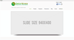 Desktop Screenshot of nirvanacentro.com