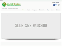 Tablet Screenshot of nirvanacentro.com